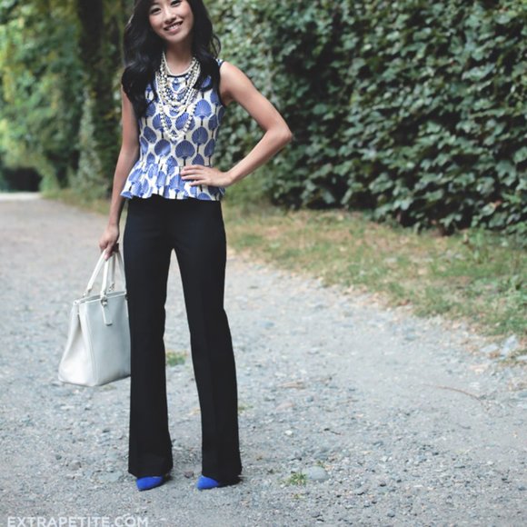 LOFT Pants - Loft PETITE TROUSERS CUSTOM STRETCH IN CURVY FIT